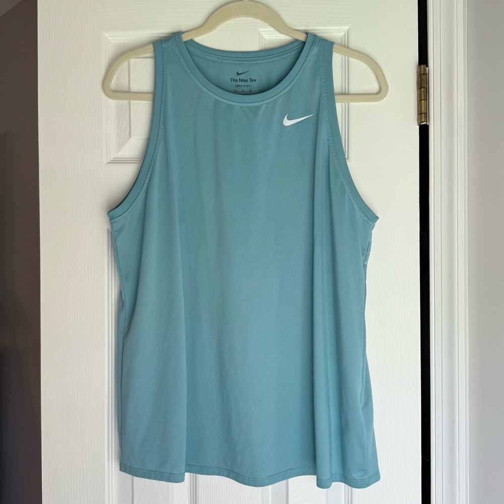 Nike Dri-Fit Tank Top — Teal Blue — Size XL